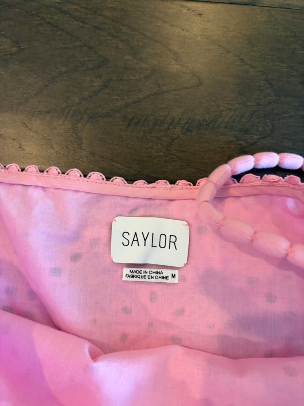 New With Tags Saylor Miriam Eyelet Dress Sz M - Picture 9 of 11
